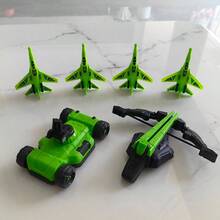 Green Flying Shooting Toy, Simple Fighter Jet Launcher Toy, Family Entertainment Battle Game, Suitable For Outdoor Sports And Recreation, Manual Launcher, Children & Boys Gift, Halloween & Christmas Gift - Green - View 11