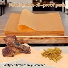 100 Sheets Non-Stick Baking Paper, Parchment Paper For Baking, Grilling, Air Fryer, Steaming, Chicken, Bread, Cake, Cookies, Baking Supplies - View 2