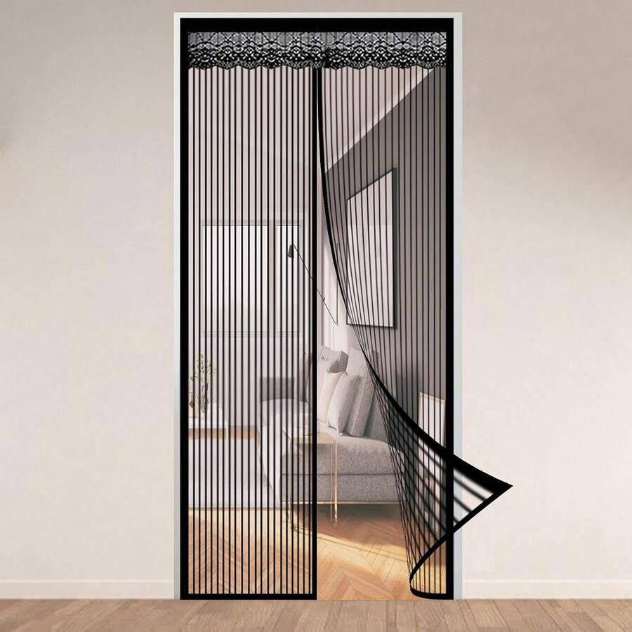 Magnetic Mosquito Net Curtain For Doors – Insect Protection And Easy Installation - A - View 1