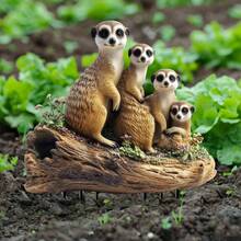 Acrylic Meerkat Garden Stake, Sunlight Catcher Decor Prop For Potted Plants - A - View 6