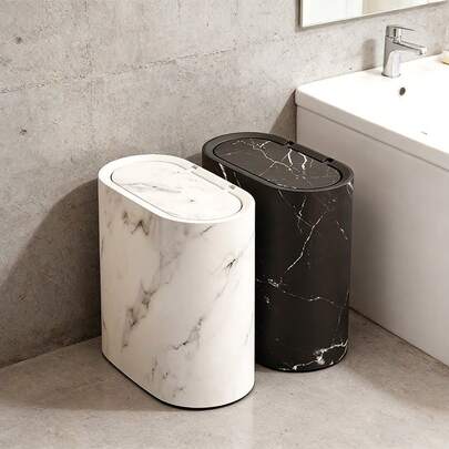 Thùng rác vuông có nắp đậy kín, vân đá cẩm thạch, mở bằng cách nhấn, thích hợp cho phòng tắm, khách sạn, nhà ở, phòng khách, nhà bếp, phòng sinh hoạt chung. Thùng rác bằng nhựa, phù hợp với không gian hẹp, thiết kế tiết kiệm diện tích, thùng rác phòng tắm, trang trí nhà cửa, phụ kiện trang trí phòng tắm, thùng rác nhà bếp, thùng rác phòng tắm, quà tặng ngày Valentine.