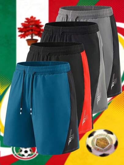 Men's Summer Essential Shorts, Breathable Stretchy Sports Shorts, Fashionable And High Cost-Effective, Suitable For Daily Wear