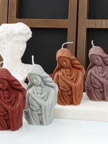 Khuôn silicon tạo hình thạch cao thủ công DIY, đa năng dùng trong liệu pháp hương thơm. - Đức Trinh Nữ Maria - Xem 6