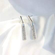 2026新款高端法式耳环，修饰脸型，长款垂坠式设计，优雅独特，个性十足的耳钉。 - 金色 - 查看 5