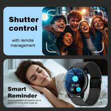 1.28" Round Screen Smart Watch, 180mAh Battery, Wireless Call/Dial, Multiple Sports Modes, Call/SMS Reminder, Music Control, Compatible With IOS/Android - Multicolor - View 5