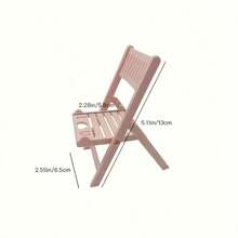 1pc Creative Phone Stand, Desk Slouchy Bracket, Cute Chair Shaped, Stable Heavy-Duty Design, Bedside Phone Holder - A - View 3