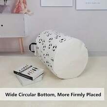 大容量足球图案收纳篮，可用作洗衣篮/浴室收纳篮/家居装饰篮，可折叠圆形收纳箱，适合男孩女孩收纳，可存放衣物、玩具、书籍等。 - 彩色 - 查看 10