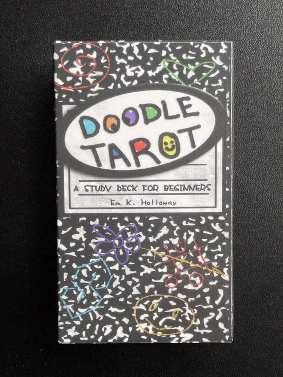 1 Box Adult Mystery Game Doodle Party Tarot Cards - Multicolor - View 1