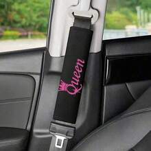 2pcs Car Safety Belt Shoulder Pads, Comfortable & Durable For All Seasons, Suitable For Driver & Passenger, Fashionable Interior Accessory - A - View 3