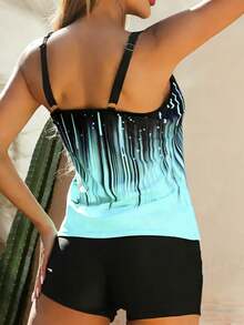 Two-Piece Swimsuits For Holiday Beaches - Màu xanh bạc hà - Xem 2
