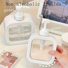 2pcs Transparent Plastic Pump Dispenser Bottles, Refillable, Suitable For Hand Wash, Shampoo, Body Wash, Travel Lotion - Multicolor - View 7