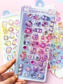 3D Crystal Embossed Wall Decor, Recommended Gift Item, Suitable For Toy, Phone Case Decoration, Cute Cartoon Design - Multicolor - View 9