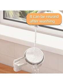 1pc No Drill Kitchen & Bathroom Paper Towel Holder, Toilet Paper Roll Rack, Towel Bar, Plastic Wrap Dispenser, Dishcloth Rack, Suction Cup Wall Mount Organizer, Suitable For Kitchen, Bathroom - View 4