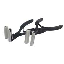 Stainless Steel Sealing Pliers For Wigs, Flat Hair Extension Tools, Real Human Hair Styling Pliers, Tape Clamping Pliers, Black - Black - View 9