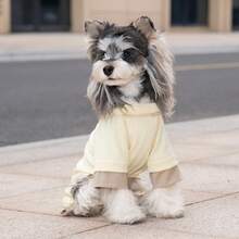 宠物服装、狗狗服饰、四脚休闲装、猫咪服装、透气降温背心、冰淇淋印花四脚套 - 粉色 - 查看 4