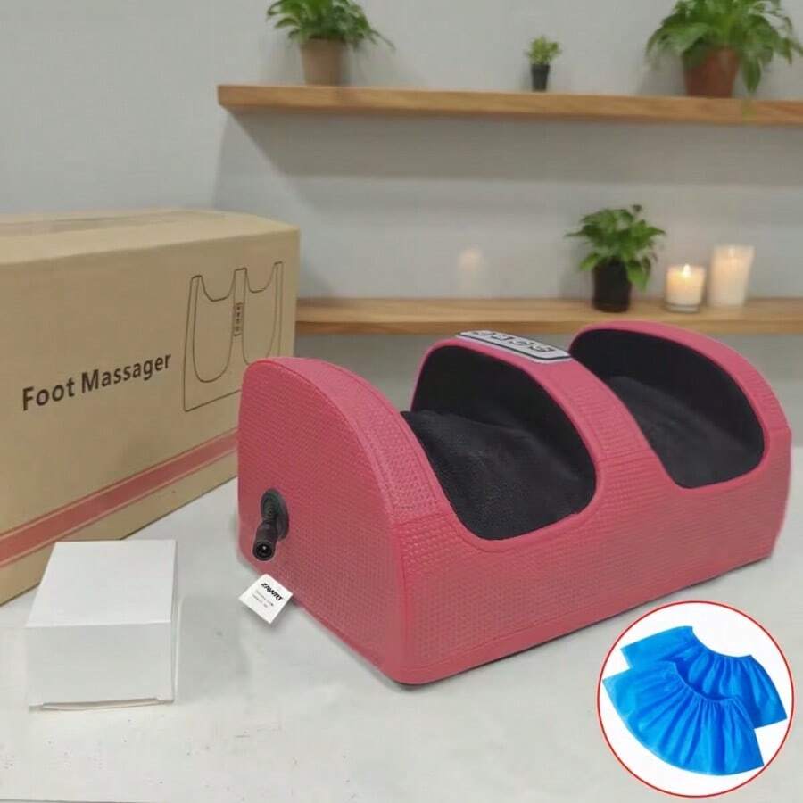 ZAWRT Foot Massager With Heat Function, Suitable For Legs, Feet, And Arms, Providing Deep Kneading And Compression - Perfect For Home Or Office Use.Discount Promotion, An Ideal Valentine's Day And Gift For Birthday, Christmas Or Festival - US A Type Plug(110-127V) - View 1