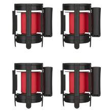 4 chi tiết thay thế cho cột chắn đám đông, dây đai rút màu đỏ dài 2m, thích hợp cho khách sạn, nhà hát, triển lãm, nhà hàng, tiệc tùng, Giáng sinh, lễ hội, đám cưới. Băng dính an toàn chắn đám đông. - 4 cái - Xem 3