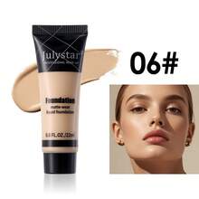 6-Color Matte Hydrating Foundation | Full Coverage Long-Lasting Liquid Foundation, Natural Smooth Finish, Buildable Medium-To-Full Coverage, Oil-Control Face Makeup, Travel Size Cosmetic, Gift For Women - Nhiều màu - Xem 13
