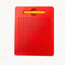 1pc Portable Magnetic Drawing Board In Red, Green, Blue, Black, With Smooth Steel Balls, Suitable For Digital Writing, Back To School, Birthday, Holiday Gifts - Multicolor - View 8