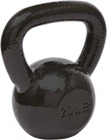 Cast Iron Kettlebell, Professional Strength Training Kettlebell For Home Gym & Fitness - 20 Pounds - View 2