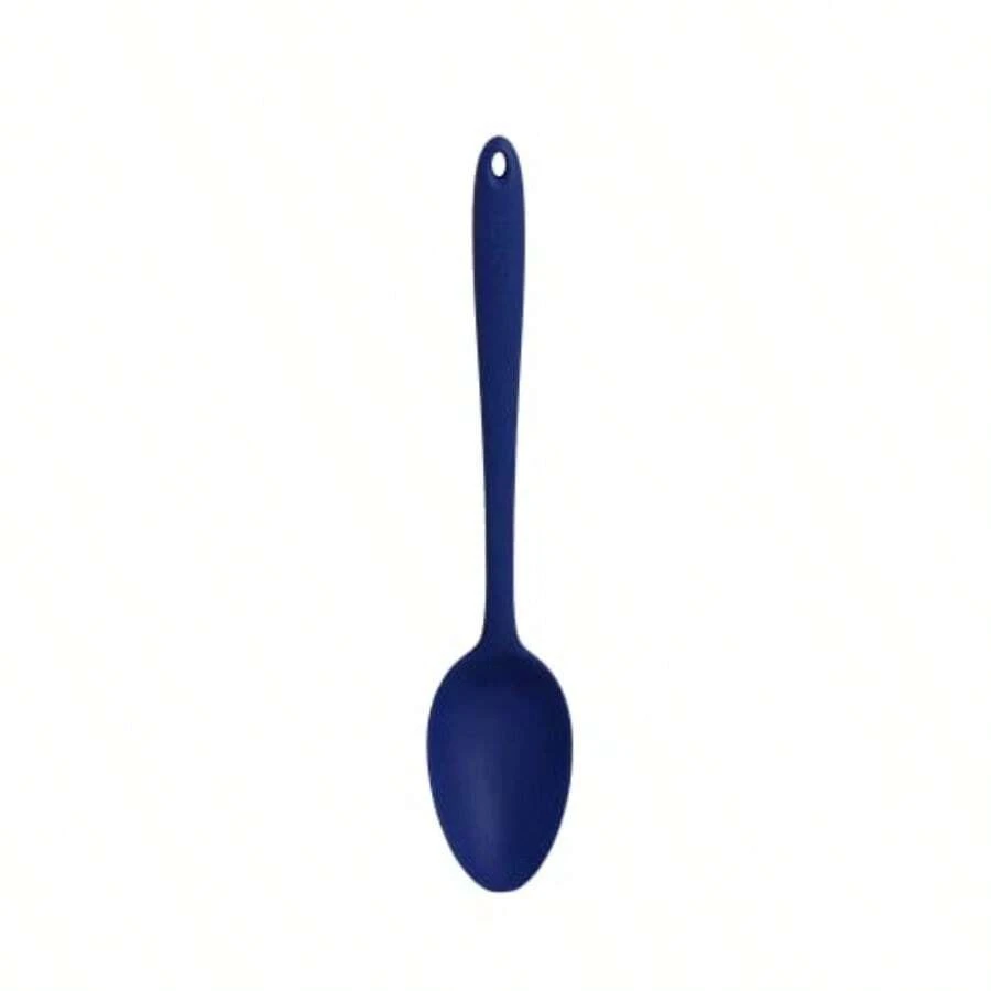 GIR: Get It Right Silicone Spoon - Non-Stick Heat Resistant Silicone Kitchen Spoon For Mixing Serving Cooking And More - 13 Inch Navy - Navy - View 1