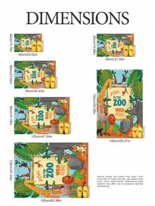 1pc Whimsical Outer Space Themed Area Rug, Jungle Animal Pattern Decorative Carpet, Suitable For Reading Nook, Bedroom Decor, Small Rug, Carpet, Home Decor, Living Room Rug, Bedroom Rug, Washable Outdoor Rug - Multicolor - View 7