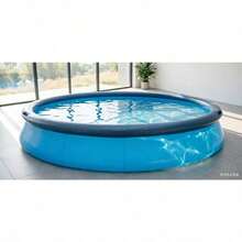 Cubierta redonda azul para piscina de 360 ​​cm - Azul marino - Ver 4