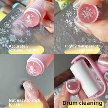 Bộ khuôn dập móng tay hình móng mèo hoạt hình dễ thương mini, làm móng nhanh kiểu Pháp, bộ dụng cụ dập móng chuyên nghiệp, phụ kiện làm móng, dụng cụ làm móng, dụng cụ thợ làm móng, dụng cụ dập móng đeo được. - Nhiều màu - Xem 4