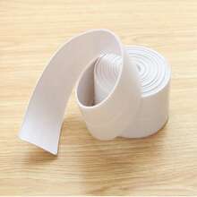 1 Roll Of Waterproof White PVC Self-Adhesive Tape – Ideal For Kitchen Countertops, Sinks, Bathtubs, Toilets, Floors, And Wall Edge Protection. Used For Home Bathroom Decoration, Mold-Proof Sealing, Gap Filling, Weather-Resistant, Non-Slip, Easy To Install, And Long-Lasting – Super Strong Adhesion - White - View 11