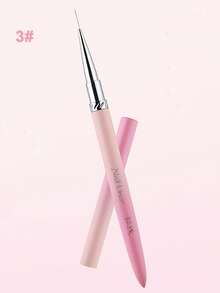 1pc Pink Gradient Handle Nail Drawing Brushes For Manicure Lines Painting Gradient UV GEL Extension Builder Drawing Pen - Multicolor - View 14