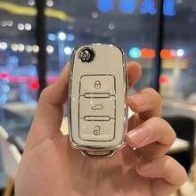 Ốp chìa khóa TPU chất lượng cao kèm móc khóa - Vỏ bảo vệ bền chắc, dạng gập mở, phù hợp với các dòng xe Tiguan, Passat, Golf, Jetta, Beetle, Caddy, Kodiaq, Superb, Octavia và các mẫu xe khác. - A - Xem 11