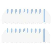 10/40片装隐形防摩擦大腿带，大腿防摩擦贴，大腿胶贴，透明保护贴，适用于女性大腿内侧和小腿，舒适防护 - 透明 - 查看 15