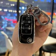 Ốp chìa khóa TPU chất lượng cao kèm móc khóa - Vỏ bảo vệ bền chắc, dạng gập mở, phù hợp với các dòng xe Tiguan, Passat, Golf, Jetta, Beetle, Caddy, Kodiaq, Superb, Octavia và các mẫu xe khác. - A - Xem 13