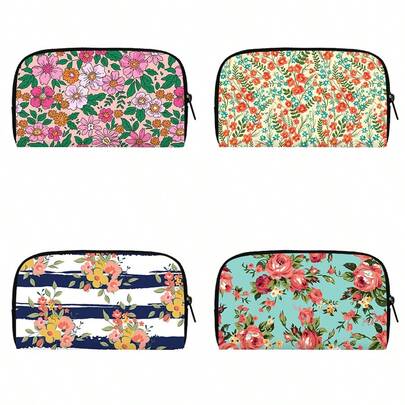 长款碎花拉链钱包，可装硬币、现金、信用卡、身份证，适合作为教师节礼物、感谢礼物、通勤礼物、节日礼物、公司周年纪念礼物、生日礼物、情人节礼物、女士结婚礼物、白领钱包、女士莲花钱包、女士钱包