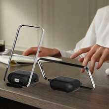 1 Set New Galaxy Dual Magnetic Lock Bracket Protective Case Compatible With Apple Pro 3rd Gen, Soft Touch/Velvet Finish Options - Multicolor - View 2