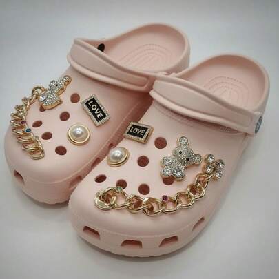 Chinelo Babuche Cloud Sandalia Unissex Básica Tradicional Original leve e confortável do 34 ao 40 - Com enfeites Pins