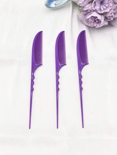 3 piezas Ganchos para peinado, Moldeador de moño, Peine para mechas