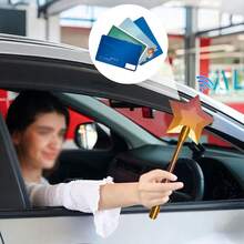 2D 3D Printed Credit Card Wand Tap To Pay, Tap To Pay, Wand Contactless Payment Card Holder, Is It Suitable For Card Payment Scenarios, ID Card Holder Card Case - Five-pointed Star Magic Wand - View 5