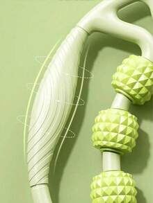 1个九轮环形腿部按摩器，滚动夹腿，舒缓肌肉，疏通经络，揉捏放松，滚轴式设计，适用于学校、返校、旅行、旅行必备、居家必备、水疗、按摩工具、按摩、按摩器、水疗 - 九輪按摩器 - 查看 3