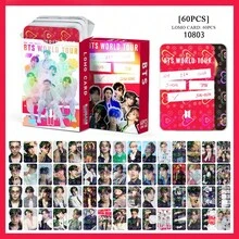 60张/盒 BT21 KATSEYE 小卡，K-POP 粉丝周边，SKZ 限量版粉丝商品，收藏小卡，贴纸，节日礼物 - 彩色 - 查看 3