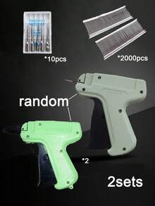 Bộ dụng cụ dán nhãn quần áo chuyên dụng, bao gồm 1000 gai và 5 kim thép không gỉ - Thích hợp cho bán lẻ, bán buôn, tự làm nhãn giá quần áo, bền bỉ và thiết kế tiện dụng. - Nhiều màu - Xem 9