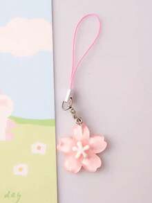 1 Piece Dopamine Cherry Blossom Short-Style Mobile Phone Hanger, Keychain, Bag, DIY Mobile Phone Pendant - Multicolor - View 9