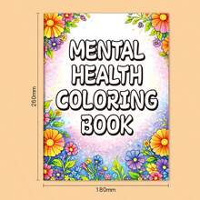 Libro para colorear de 32 páginas sobre salud emocional infantil, que contiene afirmaciones positivas y patrones florales. Diseñado para cultivar la confianza, regular las emociones y mejorar la concentración. La terapia artística ayuda a aliviar la ansiedad y fomentar el autodiálogo positivo. Una actividad relajante adecuada para niños y niñas a partir de 3 años. Un regalo de salud emocional para ayudarles a relajarse. - Multicolor - Ver 13