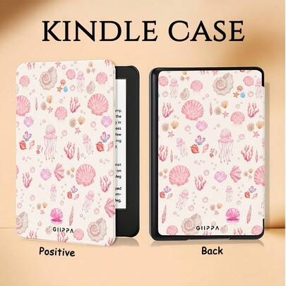 Kindle Reader Protective Case, Minimalist Vacation Pattern, Double-Sided Printing, Compatible With Kindle Paperwhite 5th/6th/7th, Paperwhite 10th/11th/12th, Kindle (Colorsoft)/10th/11th/12th And Other Popular Models, Kindle Cover/Kindle Accessories
