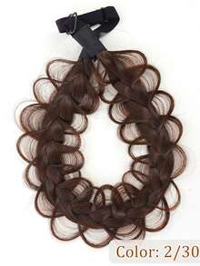 European And American Faux Braid Headband, New Fishbone Braid Fashion Hair Accessories - Multicolor - View 5