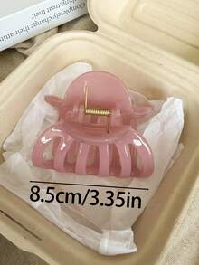 Bộ 2 kẹp tóc nhựa màu hồng và trắng, dài 8.5cm/3.35in, kiểu dáng thời trang, đa năng, thanh lịch, tối giản, màu ombre, phù hợp cho sử dụng hàng ngày, đi chơi, dự tiệc, đi làm, du lịch, buộc tóc đuôi ngựa, búi tóc, rửa mặt, trang điểm, phối đồ. Kẹp tóc mùa hè đi biển, kẹp tóc du lịch, nghỉ lễ, du lịch. - Nhiều màu - Xem 2