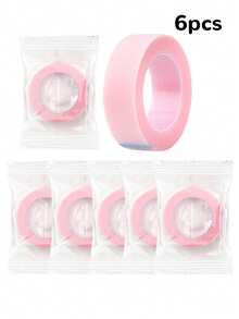 6pcs Eye Shadow Stickers, Eye Shadow & Eyeliner Pencil Auxiliary Tools, Eye Makeup Finishing Stickers, Eye Makeup Protection Stickers, Professional False Eyelash Stickers, Adhesive Fabric False Eyelash Stickers, Breathable Microhole Fabric False Eyelash Stickers, Eyelash Lifting Stickers, Breathable And Low-Allergenic Eyelash Isolation Covers, Eye Shadow Protection Tape Stickers, Eye Makeup Tools, Eye Shadow Tape, Double Eyelid Stickers, Natural Eyeliner Tape, Eye Makeup Auxiliary Tools - Multicolor - View 9