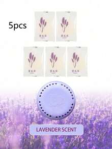 1包（1/5/10个）固体空气清新剂，浴室除臭剂，卧室衣柜，汽车，家居，卫生间香薰，可替换式 - 多色 - 查看 11