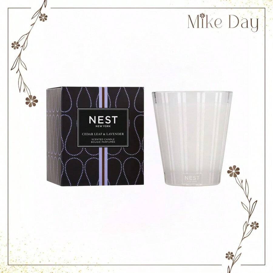 NEST Cedar Leaf Andamp; Lavender Classic Candle 8 Oz/ 230g Brand New In Box - As Pic - View 1