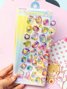 3D Crystal Embossed Wall Decor, Recommended Gift Item, Suitable For Toy, Phone Case Decoration, Cute Cartoon Design - Multicolor - View 12